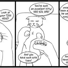 Or: The indignity of being a nerd's cat 201209-heisenfluff.jpg