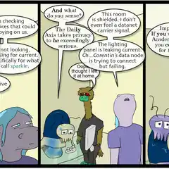 Sorry, folks, the story called for some explanations. I'll try to keep it from being too boring for the three of you who actually care. (Don't worry, it won't just be a lot of talk talk talk in a single room.) unity-164.jpg